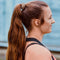 Large Hair Ties for Thick, Heavy or Curly Hair - Non-Slip, Non-Damage Seamless Women's Ponytail Scrunchies - Lt Brown,