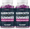 Quercetin + Zinc + Vitamin C 1000mg Gummies with Elderberry, Vegan Immune Support Gummy Booster for Kids Adults (2