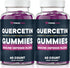 Quercetin + Zinc + Vitamin C 1000mg Gummies with Elderberry, Vegan Immune Support Gummy Booster for Kids Adults (2