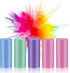 100 Count Small Trash Bags - 4 Gallon Garbage Bags for Office, Bedroom, Bathroom, Colored, 5 Rolls