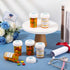 RimCereal 50 Set 50 50 Serve(20 Nursing Graduation Party Supplies Empty Pill Bottles with Caps Plastic Medicine