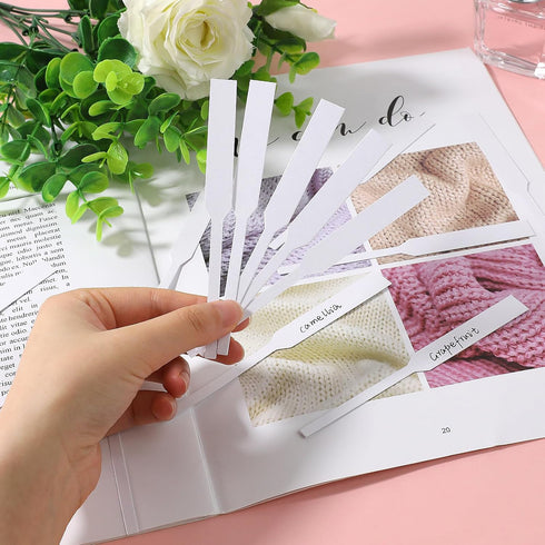 400 Pcs Fragrance Test Strips for Perfume Testing, Disposable White Paper Strips for Essential Oils and Scents