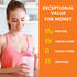 Zammex 100% 18G 1&3, Grass-Fed Beef Bone Broth Protein Powder, Protein, Hydrolyzed Collagen Peptides Type Supports