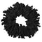Kenz Laurenz 100 Hair Ties, No Crease Ribbon Elastics, Ouchless Ponytail Holders, Hair Bands, Black