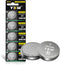 CR2450 3 Volt Battery, DL2450 ECR2450 BR2450 Lithium Battery for Tea Light Candles, Car Remote Key Fob - 5 Pack