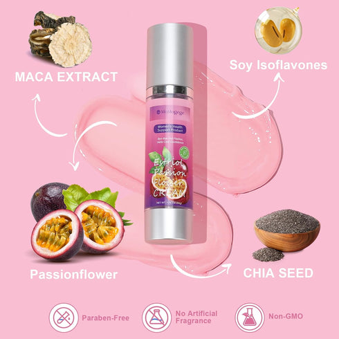 MoMogege 50ml (2-Month (1-Pack) Bioidentical Estriol Cream for Women: Daily Hydrating Moisturizer Lightweight