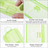 Toothbrush Case, 2 Packs, Transparent Green Travel Case, Portable Toothbrush Holder for Traveling