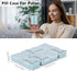 FYY Daily Pill Organizer - 7 Compartments Portable Travel Pill Case, Folding Design for Vitamins, Supplements,