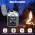 Electric Lighter, Waterproof Lighter Outdoor, Plasma Dual Arc Lighter, Rechargeable Lighter,with USB Rechargeable for Camping,Hiking, Adventure, Survival Tactical Gear by AXHHTVCGY by AXHHTVCGY