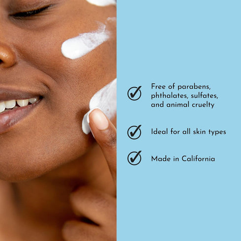 BOLDEN Hydrating Cleanser | 3.4 fl oz Moisturizing Daily Face Wash for Dry, Sensitive Skin, Non-Stripping & Fragrance