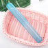 Blue Plastic Toothbrush Case, Portable Travel Storage Box with Dust-Proof Cover and Air Hole