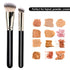 Makeup Brushes DPOLLA Pro Foundation & Flawless Concealer Brush, Premium Luxe Hair for Blending Liquid & Mineral Makeup