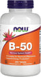 NOW Supplements Vitamin B-50 mg | 250 Tablets for Energy Production & Nervous System Health