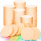 MotBach 60 PCS Nude Round Makeup Sponge, Cosmetic Foam Pad for Eye Facial Powder, Beauty Blender for All Skin Types
