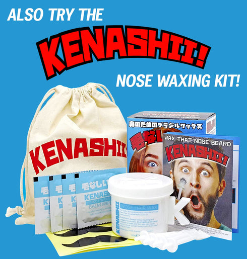 Nose Waxing Wax from Kenashii, 100g / 3.5 oz Hypoallergenic Wax for Nasal Hair Removal, Wipes Sold Separately
