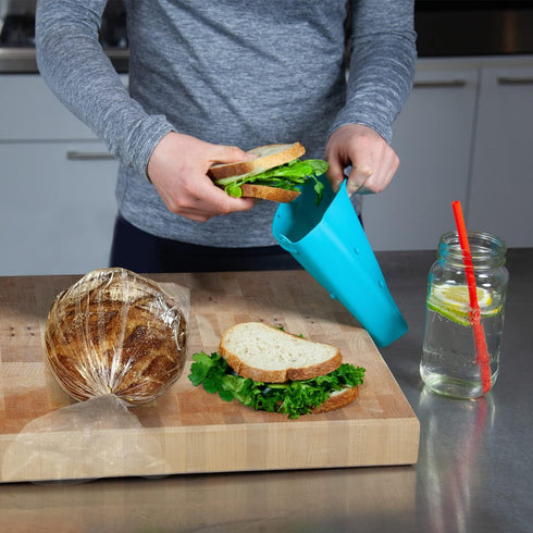 Bread Bags with Ties, 100 Clear Reusable Bags and 100 Ties