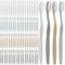 DR.BRIGHT 80 PCS Individually Wrapped Bulk Toothbrushes, Travel Toothbrush Set for Adults & Kids, Multi-Colored