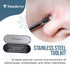 TreeActiv Professional Blackhead Remover Tool Kit with Face Wash, Acne Patches, Stainless Steel Extractor Tools for