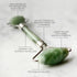 Jade Roller - Anti-Aging Therapy for Skin Care, Face Sculpting Tool for Eyes, Cheeks, Forehead