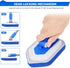 Lalafancy 3 in 1 Shower Cleaning Brush with Locking Head, 50'' Extendable Long Handle, Stiff Bristles & Microfiber Pads
