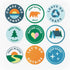 Cliganic Mosquito Repellent Stickers (180 Pack) - Natural DEET-Free Camping Patches for Kids & Adults, Essential Oil