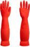 ThxToms Rubber Dishwashing Gloves, 2-Pair, Fleece Lined, Waterproof, Small