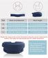 Neck Brace for Sleeping - Cervical Collar Relief Neck Pain and Neck Support Soft Foam Wraps Keep Vertebrae Stable