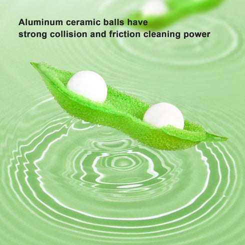 Bottle Cleaning Sponge, Beans-Shaped Reusable Sponge, Heat Resistant for Internal Cleaning of Small Mouth Bottles