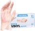 ForPro Disposable Vinyl Gloves, Clear, Industrial Grade, Powder-Free, Latex-Free, Non-Sterile, Food Safe, 2.75 Mil. Palm, 3.9 Mil. Fingers, X-Large, 100-Count