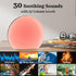 Meditation 30 12 10 32-Level 4 White Noise Sound Machine with Soothing Sounds Colors Night Light Brightness Levels