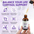 WOJBALMN Cortisol Supplements for Women & Men - Control & Lower High Cortisol Level-Adrenal Health Balance Sleep Stress