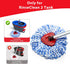 Spin Mop Replacement Head Compatible with O-Cedar RinseClean 2 Tank, 2 Microfiber Refills + Mop Stick (30-58")