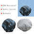 Shower Cap for Women & Men - Waterproof Double Layer Reusable Elastic Bath Caps for Boys & Girls Hair Cap for Shower