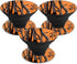 MightySkins Skin for PopSocket - Orange Camo | Durable, Protective Vinyl Decal Wrap | Easy to Apply, Remove | Made in