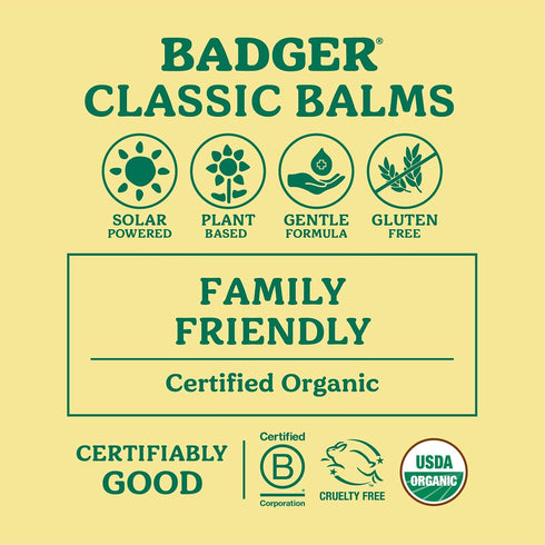 Badger Organic Chest Rub, 100% Natural Vaporub with Eucalyptus & Lavender for Chest Congestion Relief, 2 oz Tin