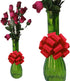 Red Decorative Gift Pull Bows, 5" Wide, Set of 10 for 4th of July, Birthday, Christmas