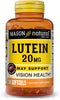 MASON NATURAL Lutein 20 mg with Vitamin E, 30 Softgels, Supports Eye Health