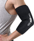 ComfiTECH Elbow Ice Pack for Tendonitis, Reusable Ice Pack Wrap for Injuries, M Black
