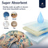 Swedish Dishcloths for Kitchen 6 Pack Reusable Compostable Kitchen Cloth Cellulose Sponge Swedish Dish Cloths for Washing Dishes (Impressionism)
