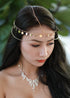Missgrace Women Bohemian Gold Head Chain - Bridal Headpiece Hair Jewelry Accessories for Wedding