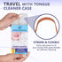 Pack 2 YAHIKA ENT Pure Copper Tongue Scraper for Adults, Tongue Scrubber for Bad Breath, Easy to Use, Tongue Cleaner