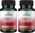 Swanson CoQ10 Coenzyme Q10 Supplement, 100mg Each, 100 Softgels (2 Pack)