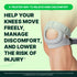 Wellnee Knee Brace with Silicone Padding - Wellknee Compression Sleeve for Men & Women - Joint Support that Massages