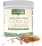 Lignans for Life Natural Bulk Ground Flaxseed Powder - Omega 3 & 6 Fatty Acids, High Fiber Antioxidants, 60 Servings