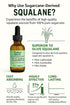 Squalane 100% Pure Plant Derived Face Oil 2 Fl Oz, All Natural Hydrating Moisturizer for Skin, Body, Hair