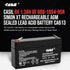 Casil 6V 1.3Ah SLA/AGM Replacement Battery – Maintenance-Free, Compatible with GE Simon 3, GE Simon XT, GE Interlogix