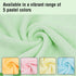 Microfiber Cleaning Cloths Roll (11.8" x 11.8") Ultra Absorbent, Lint Free, Quick Dry Tear Away Towels for Home (Green)
