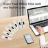KOCOSSIY 4 Pack 1 Weekly Pill Organizer Times a Day, Daily Pill Box with EVA Cover, with Large Compartment to Hold