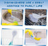 Hsei 10 11 Inch Pcs Blue Kitchen Scrub Dish Brush Bulk with Anti Slip Handle Cleaning Dish Scrubber with Stiff Bristles