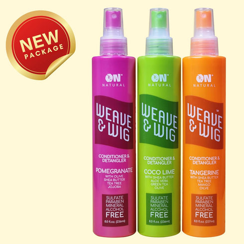On Organic Premium Oil-free Weave & Wig Spray, Tangerine, 8 Fluid Ounce